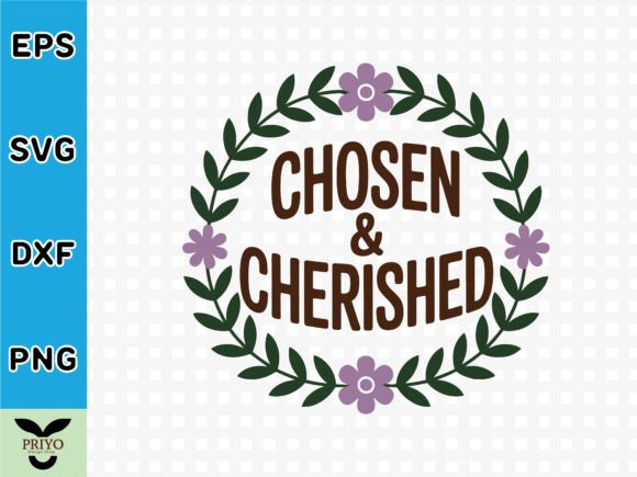 Chosen Cherished Boho Christian Shirt Graphics & T-Shirt Designs