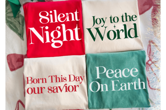 Christian Christmas PNG Graphics for T-Shirt Designs
