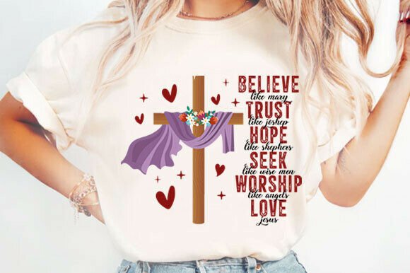Coquette Valentine Jesus Png: Graphics & T-Shirt Designs for Publishers