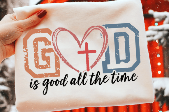 God is Good SVG – Boho Christian T-Shirt Graphics