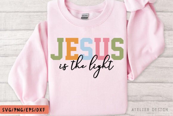Jesus is the Light SVG PNG, Christian Design Review