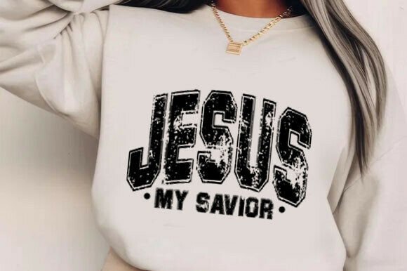 Jesus My Savior Sport SVG for T-Shirt Designs and Graphics