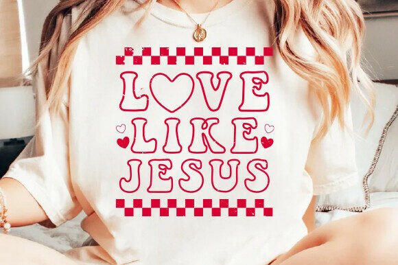 Retro Love Like Jesus SVG Review