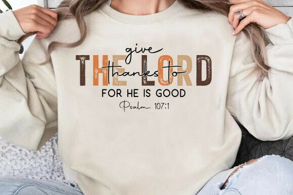 Retro Thanks to the Lord Png Graphics for T-Shirt Designs