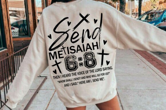 Send Me SVG Christian Graphics T-Shirt Designs